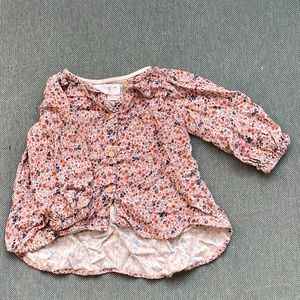Zara Kids Floral Flowy Top